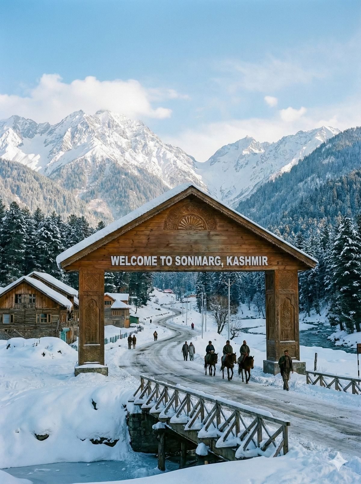 Kashmir — Srinagar, Gulmarg, Pahalgam — 3N/4D tour package from Trivandrum by Travel Vibe Go